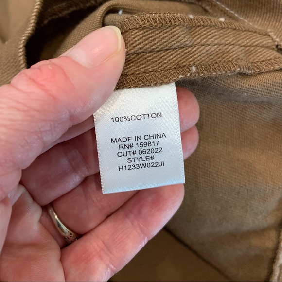 Altar’d State brown cotton mini skort with side zipper and button closure - Picture 7 of 7